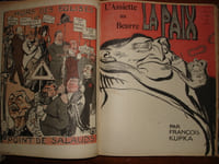 ASSIETTE AU BEURRE.
Année 1904.
Grandjouan, Jossot, Kupka, Delannoy, Roubille, D'Ostoya, Radiguet et autres caricaturistes de la Belle Epoque.
