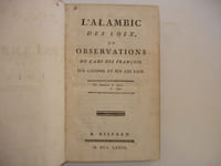 L'ALAMBIC DES LOIX