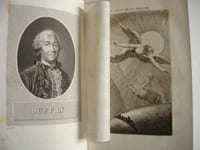 Œuvres complètes de Monsieur de Buffon mises en ordre par Monsieur le Comte de Lacepède, enrichies par ce savant d'une vue générale des progrès des sciences naturelles.
Nouvelle édition augmentée d'un précis de découvertes nouvellement faites dans l'histoire naturelle, ornées d'un portrait de Buffon et de 245 belles gravures.
Paris, Eymery, Fruger et Compagnie 1828 - 1829