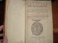 Ambrosii Calepini dictionarium octolinguae
Sumptibus Caldorianae Societatis
M. DCIX.
Genève