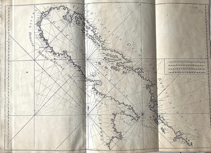 Carte de la mer Méditerranée en douze feuilles. Dédiée à Mr le duc de Choiseul.