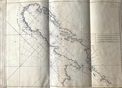 Carte de la mer Méditerranée en douze feuilles. Dédiée à Mr le duc de Choiseul.