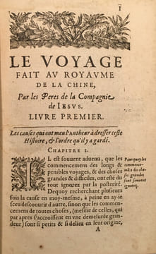 Histoire de lexpedition chrestienne en la Chine, entreprise par les peres de la Compagnie de Jesus. Traduite en français par T.C.D.A.. RICCI (R.P. ...