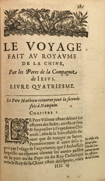 Histoire de lexpedition chrestienne en la Chine, entreprise par les peres de la Compagnie de Jesus. Traduite en français par T.C.D.A.. RICCI (R.P. ...