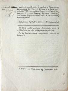 Assemblée Nationale. Loi relative à la découverte des deux Frégates la Bousole et l'Astrolabe, commandées par M. De la Pérouse.