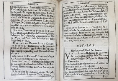 Epitome de la Biblioteca Oriental i Occidental, Nautica i Geografica.
