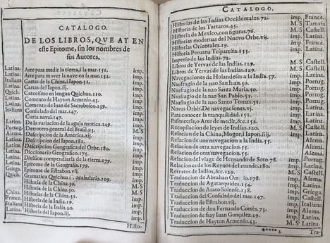 Epitome de la Biblioteca Oriental i Occidental, Nautica i Geografica.. LEON PINELO (Antonio de).