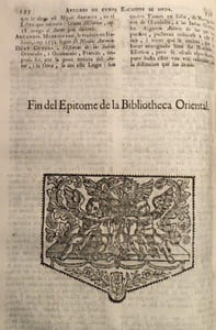 Epitome de la bibliotheca oriental, y occidental, nautica, y geografca de Don Antonio de Leon Pinelo ... aEadido, y enmendado nuevamente, en que se contienen los escritores de las Indias orientales, y occidentales, y reinos convecinos, China, Tartaria, Japon, Persia, Armenia, Etiopia, y otras partes.