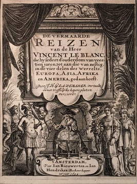 De vermaarde reizen... in der vier delen des Werrelts.. LE BLANC (Vincent).