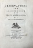 Observations sur le Commerce des États Américains, par le Lord Sheffield.. HOLROYD (John Baker, first Earl of Sheffield).