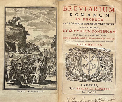 BREVIARUM ROMANUM ex decreto Sacrosancti Concilii Tridentini restitutum, et summorum Pontificum auctoritate recognitum.. undefined