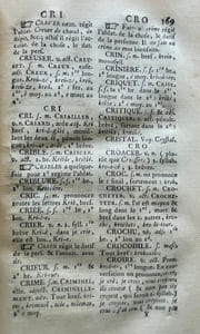 Dictionnaire grammatical de la Langue Francoise.