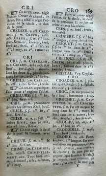 Dictionnaire grammatical de la Langue Francoise.. FERAUD (Jean Francois).