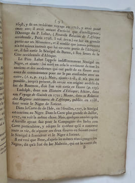 Mémoire sur lintérieur de lAfrique.. LALANDE (Joseph-Jérôme, Le Français de)