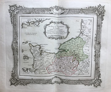 [ATLAS] Coup dil général sur la France [] pour servir dintroduction au Tableau analytique et géographique de ce Royaume.