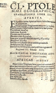 Cl. Ptolemaei Alexandrini philosophi et mathematici praestantissimi Libri VIII De Geographia e Graeco denuo traducti. Nominibus Graecis e regione appositis, atque in indicem quam locupletissimum redactis nunquam antea uisa commoditate simili: Ioannis Noviomagi opera. Nunc primum in lucem editi.