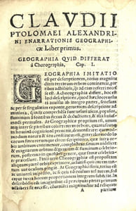 Cl. Ptolemaei Alexandrini philosophi et mathematici praestantissimi Libri VIII De Geographia e Graeco denuo traducti. Nominibus Graecis e regione appositis, atque in indicem quam locupletissimum redactis nunquam antea uisa commoditate simili: Ioannis Noviomagi opera. Nunc primum in lucem editi.