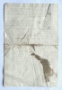 [Rapport manuscrit signé sur les ports de la Régence de Tunis adressé au roi Louis XIV par le pilote André Maury en préparation dune expédition navale ...