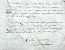 [Rapport manuscrit signé sur les ports de la Régence de Tunis adressé au roi Louis XIV par le pilote André Maury en préparation dune expédition navale ...