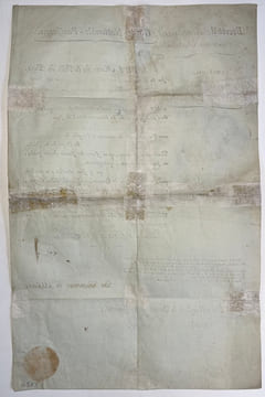 Brevet de lieutenant de chasseurs volontaires de la Garde Nationale Parisienne.. LA FAYETTE (Gilbert du Motier de), POIREY (Joseph-Léonard), BAILLY ...