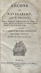 Leçons de navigation.