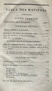 Leçons de navigation.
