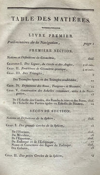 Leçons de navigation.. DULAGUE (Vincent François).