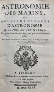 Astronomie des marins, ou Nouveaux élémens d'astronomie a la portée des marins [...].