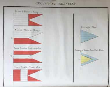 LIVRE DES SIGNAUX DE JOUR, à l'usage des vaisseaux de guerre français.
