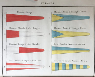 LIVRE DES SIGNAUX DE JOUR, à l'usage des vaisseaux de guerre français.