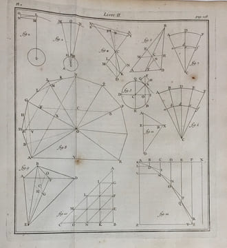 Principes sur le mouvement et l'équilibre, pour servir d'introduction aux mécaniques & à la physique.. TRABAUD.