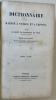 Dictionnaire de Marine à voiles et à vapeur.. BONNEFOUX (P. M. J., Baron de).