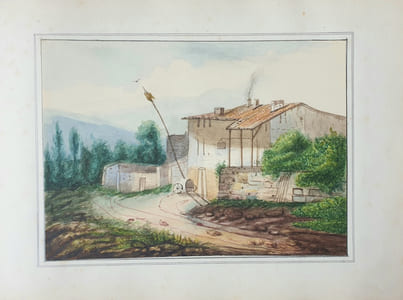 [RECUEIL DE DESSINS ET GOUACHES DE LA MAIN D'UN ARTISTE].