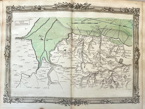 Recueil des Côtes Maritimes de France sur quatre Lieues de large environ, en 50 feuilles tiré des meilleures cartes gravées et manuscrites, publié en ...