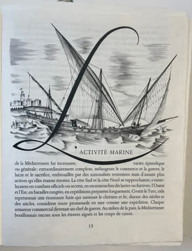 La Navigation sentimentale.. LA VARENDE (Jean de).