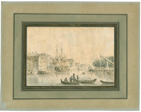 [Amsterdam - Scène dactivité maritime / Maritime scene].. [OZANNE (Nicolas).]