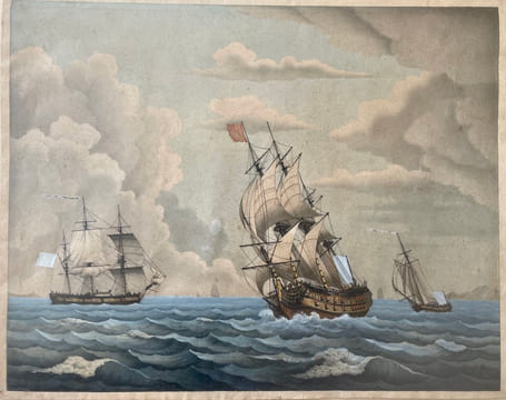 [Manoeuvres d'escadre sous le premier Empire]. DUPURY (J.)