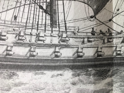 [Vaisseau du Troisième Rang à la Voile/Third rank vessel under sail].