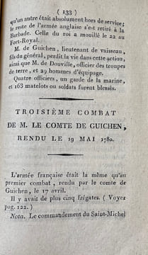 Relation des combats et des évènements de la Guerre Maritime de 1778 entre la France et l'Angleterre, mêlée de réflexions sur les Manuvres des ...