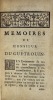 Memoires de Du Gué-Trouin, Chef d'Escadre Des Armées De S. M. T. C. et Grand-Croix de l'Ordre Militaire de S. Louis.. [DUGUAY-TROUIN] DU GUE-TROUIN ...
