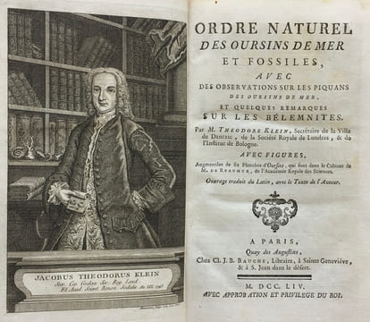 Ordre Naturel des Oursins de Mer et Fossiles.. KLEIN (Théodore).