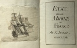 État de la marine de France au 1er janvier 1771.. [MANUSCRIT / MANUSCRIPT].