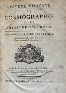Système moderne de cosmographie et de physique générale. (...) [suivi de:] Explication du flux et reflux dans leurs véritables circonstances. (...)