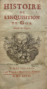 Histoire de l'Inquisition de Goa.