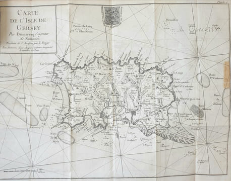 Histoire détaillée des isles de Jersey et Guernesey.. LE ROUGE (Georges-Louis).