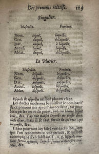 Grammaire françoise, rapportee au langage du temps.