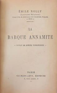 La barque annamite.