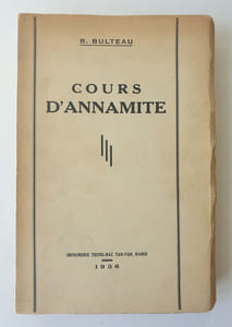 Cours d'annamite.