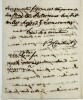 Lettre autographe signée adressée à .A.S. « B Constant ».. CONSTANT (Benjamin), PAGES (Jean-Pierre).