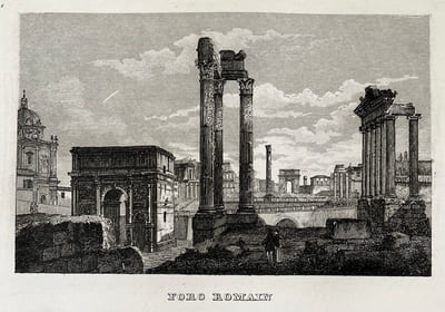 VIEWS OF THE CITY AND ENVIRONS OF ROME. Vues de Rome & ses environs. Vedute di Rome suoi d'introni.